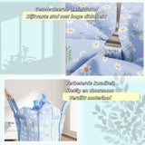 2 Packs Oxford Cloth Storage Bags, Large Capacity Quilt, Clothing and Luggage Moving Bags for Seasonal Home Storage, Blue, 51 x 20 x 32 cm