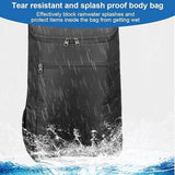 Foldable Waterproof Backpack for Women, Lightweight Daypack for Camping, Hiking, Travel and Everyday Outdoor Adventures, Black