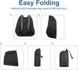 Foldable Waterproof Backpack for Women, Lightweight Daypack for Camping, Hiking, Travel and Everyday Outdoor Adventures, Black
