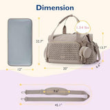 Large Capacity Diaper Bag Tote with Multiple Storage Pockets, Practical Baby Changing Bag for Hospital Visits, Travel and Everyday Outings In Australia - Darrahopens