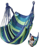 Hammock chair, outdoor hanging chair without stand, Swing chair, Extra large, Maximum 136 kg, Thick canvas hammock for student rooms, 130x100 cm