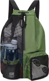 Drawstring Backpack, Beach Bag Backpack, Large Capacity Backpack with Wet Bag, Backpack for Swimming Surfing Travel Gym, Vegetable