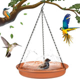 bird drinking bowl, outdoor bird baths, Hanging bird bath, 24CM, for Attracting and Watching Small Wild Birds from Your Window at Home In Australia - Darrahopens