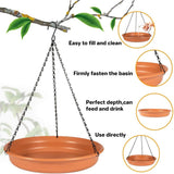 bird drinking bowl, outdoor bird baths, Hanging bird bath, 24CM, for Attracting and Watching Small Wild Birds from Your Window at Home In Australia - Darrahopens
