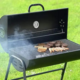 Stainless Steel Analogue BBQ Grill Thermometer with 5 cm Dial and 4 cm Probe for Smokers, Grills and Outdoor Cooking, Silver