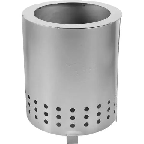 Portable Metal Tabletop Fire Pit with Ventilation Holes for Garden, Camping and Outdoor Warmth, Compact Personal Fireplace, Black In Australia - Darrahopens