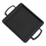 Mini Aluminium Alloy Tabletop Grill Pan with Removable Ribbed Plate for Home Cooking, Korean BBQ and Rice Cake Baking, Black In Australia - Darrahopens