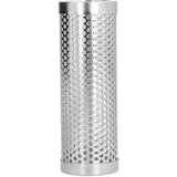 304 Stainless Steel Pellet Smoker Tube with Large Capacity Mesh for Hot and Cold Smoking on BBQ Grills, Silver, 15 x 5 cm In Australia - Darrahopens