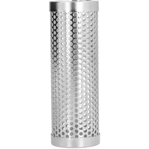 304 Stainless Steel Pellet Smoker Tube with Large Capacity Mesh for Hot and Cold Smoking on BBQ Grills, Silver, 15 x 5 cm In Australia - Darrahopens