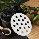 Round Iron Charcoal Grill Grate Replacement Heat Resistant Ventilated for Barbecue Camping Outdoor Picnic Silver 145 mm In Australia - Darrahopens