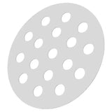Round Iron Charcoal Grill Grate Replacement Heat Resistant Ventilated for Barbecue Camping Outdoor Picnic Silver 145 mm