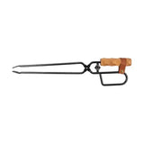 Long Iron Grill Tongs Heavy Duty Fireplace Wood and Charcoal Tongs for BBQ Camping Picnic 47 x 10 cm