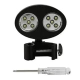 Grill Light With 360 Degree Rotation, Heat Resistant LED Clip On BBQ Light for Grilling, Camping and Outdoor Use, Black