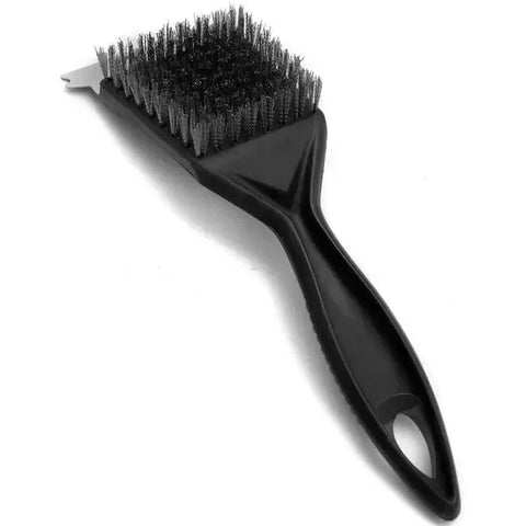 Stainless Steel Grill Brush With Scraper Cleaning Tool For Charcoal Grills Electric Grills And Smokers Black In Australia - Darrahopens