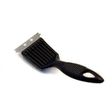 Stainless Steel Grill Brush With Scraper Cleaning Tool For Charcoal Grills Electric Grills And Smokers Black