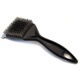 Stainless Steel Grill Brush With Scraper Cleaning Tool For Charcoal Grills Electric Grills And Smokers Black