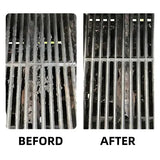 2 Pack Grill Brush and Scraper Set, Lightweight Double Sided 3-in-1 Plastic BBQ Cleaning Brush for Gas and Charcoal Grills