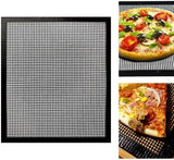 6 Pack Reusable Non-Stick Heat Resistant BBQ Grill Mesh Mats for Gas Charcoal Grills Oven Camping Outdoor Cooking, Silver 30 x 40 cm In Australia - Darrahopens