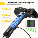 Rechargeable Electric Grill Cleaning Brush, Cordless 3 Speed Stainless Steel Brush Head, IPX5 Waterproof for Gas and Charcoal Grills, Black In Australia - Darrahopens