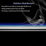 Stainless Steel Gas Grill Burner Tube Replacement for Weber Q100, Q120, Q1000, Q1200 and Baby Q Grills, Silver, 43 cm