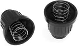 2 Pack AA Battery Push Button Igniter Caps Replacement for Gas Grill Spark Generator, for Gas Grill Repair and BBQ Maintenance, Black In Australia - Darrahopens