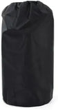 Waterproof Propane Gas Tank Cover with Drawstring, Dustproof Polyester Protection for Outdoor BBQ and Camping Cylinders, Black, 31 x 59 cm