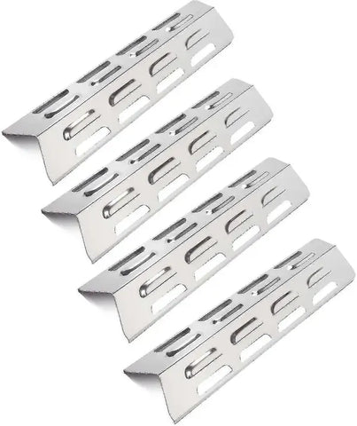 4 Pack Gas Grill Heat Plate Replacement Stainless Steel Heat Shield for Kenmore Master Forge Grills 40.9 x 10 cm In Australia - Darrahopens