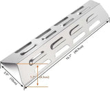 4 Pack Gas Grill Heat Plate Replacement Stainless Steel Heat Shield for Kenmore Master Forge Grills 40.9 x 10 cm