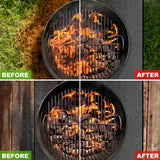 Fireproof Waterproof BBQ Grill Mat, Grease-Resistant Floor Protector for Gas Grills, Patios, Decks and Backyards, Black, 99 x 119 cm
