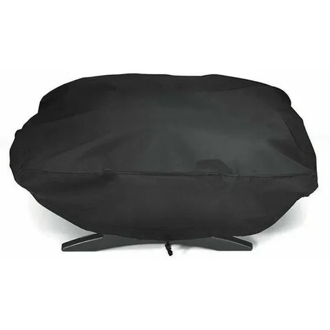 Waterproof 210D Oxford Grill Cover Compatible with Weber Q1000 and Q1200 Portable Gas Grills, Black, 67 x 44 x 32 cm