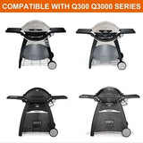 Grill Igniter Kit Replacement for Weber Q300 Q3000, Push Button Piezo Ignition, Plastic Alloy, 60092 Compatible