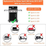 Grill Burner Replacement Set for Weber Spirit 300 Series, 304 Stainless Steel, Front Control Models, Silver In Australia - Darrahopens