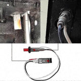 Grill Ignition Replacement Kit for Weber 7510 Spirit Genesis Silver Gold Platinum Gas Grills, for Camping, Picnics and Cooking, Black