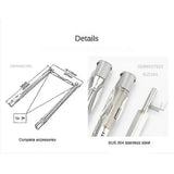 Grill Burner Tube Replacement Stainless Steel Even Heating for Weber Spirit E 210 E 220 S 210 S 220 Silver