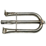 U Shaped Gas Grill Burner Tube Stainless Steel Adjustable Universal Replacement for Gas Grills Silver In Australia - Darrahopens