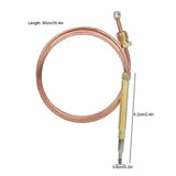 Universal 900 mm Thermocouple Replacement Cable with Gas Valve Nut for BBQ Grills, Gas Stoves and Outdoor Heaters