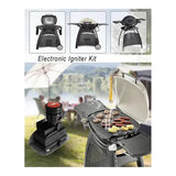 Grill Ignition Kit With Push Button Igniter Electrode Plug And Play for Q320 2008 and Q3200 2014 Gas Grills Black