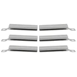 6 Pack Stainless Steel Gas Grill Crossover Tubes, Adjustable Burner Channels for Char-Broil Performance Grills, Silver