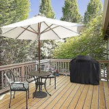 Grill Cover Waterproof Oxford Fabric Weather Resistant Dustproof for Outdoor BBQ Grill Black 170 x 61 x 117 cm In Australia - Darrahopens