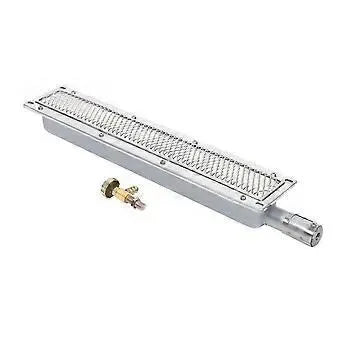 Infrared Grill Side Burner, 41 cm Gas Oven Burner for BBQ Grills, for Gas Grill Repair and Outdoor BBQ Maintenance, Silver In Australia - Darrahopens