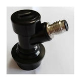 4 Pack MFL Ball Lock Disconnects for Gas and Liquid Keg Lines, 1/4 Inch Quick Connect Fittings, Black and White In Australia - Darrahopens