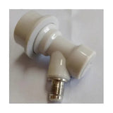 4 Pack MFL Ball Lock Disconnects for Gas and Liquid Keg Lines, 1/4 Inch Quick Connect Fittings, Black and White