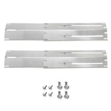 Adjustable BBQ Gas Grill Heat Plates Stainless Steel Replacement Set for Most Grills Outdoor Cooking Accessories Kit