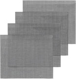 5 Pack Grill Mesh Mats, Reusable Cuttable Non-Stick PTFE Coated Fiberglass for BBQ, Camping and Picnic, Black 40 x 33 cm In Australia - Darrahopens