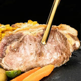 Cooking Tweezers Heat Resistant Stainless Steel Non-Stick Food Tongs for Kitchen and Grill 30 cm Gold
