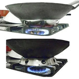 Stainless Steel Wok Ring Pot Stand Reversible Stable Support for Home Kitchen Restaurant, for Home Cooking, 26 cm