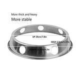 Stainless Steel Wok Ring Pot Stand Reversible Stable Support for Home Kitchen Restaurant, for Home Cooking, 26 cm