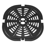 Non-Stick Metal Air Fryer Crisper Plate Replacement for 5 qt Square Air Fryers, Dishwasher-Friendly Grill Pan, Black, 20 cm In Australia - Darrahopens