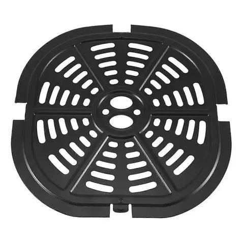 Non-Stick Metal Air Fryer Crisper Plate Replacement for 5 qt Square Air Fryers, Dishwasher-Friendly Grill Pan, Black, 20 cm In Australia - Darrahopens