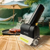 Electric Grill Brush Cordless Rechargeable 304 Stainless Steel Brush Head for BBQ Grills Smokers and Grates Black